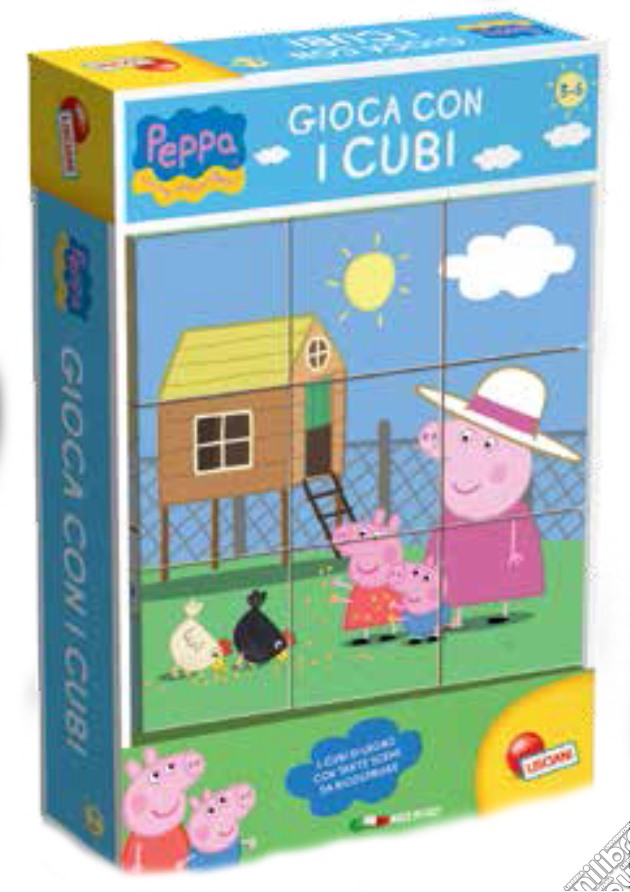 Peppa Pig - Maxipuzzle Legno - Gioca Con I Cubi gioco di Lisciani