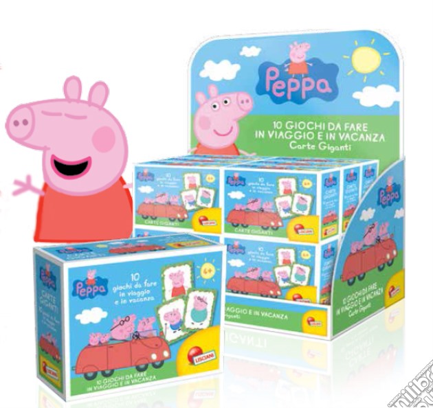 Peppa Pig - 10 Giochi Da Fare In Viaggio E Vacanza gioco di Lisciani