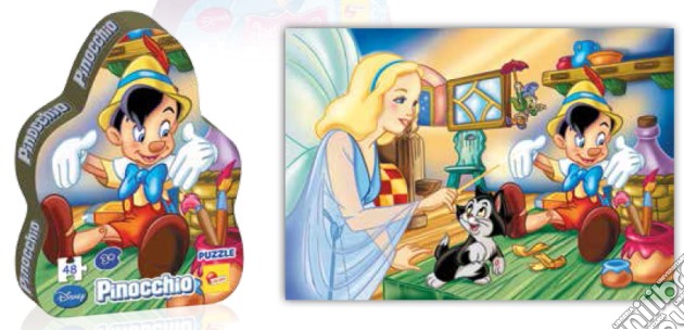 Pinocchio - Puzzle Confezione Sagoma gioco di Lisciani