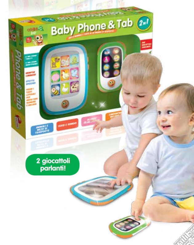 Carotina - Baby Phone & Tab 2 In 1 gioco di Lisciani