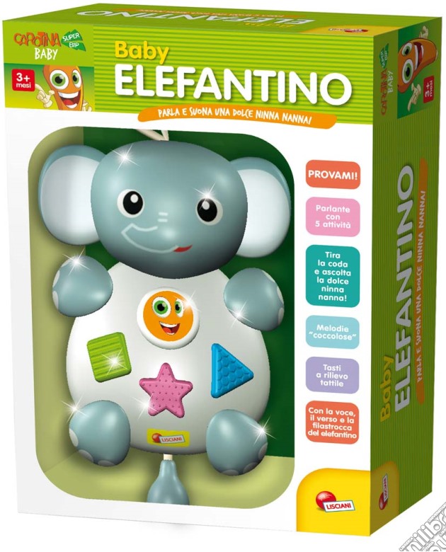Carotina - Baby Elefantino gioco di Lisciani