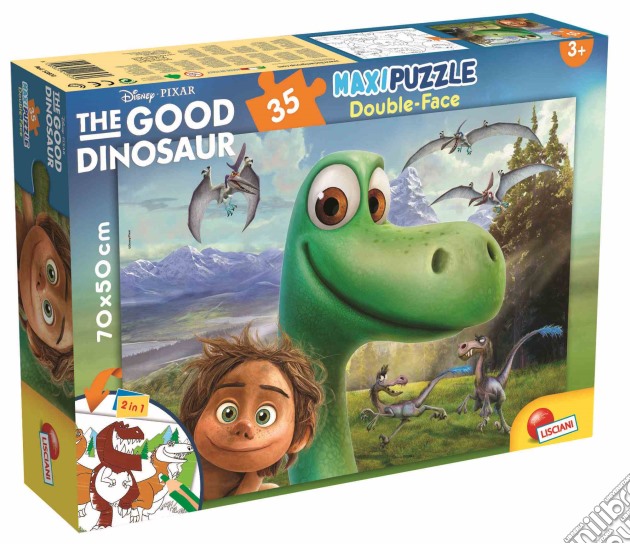 Good Dinosaur (The) - Puzzle Double-Face Supermaxi 35 Pz puzzle di Lisciani