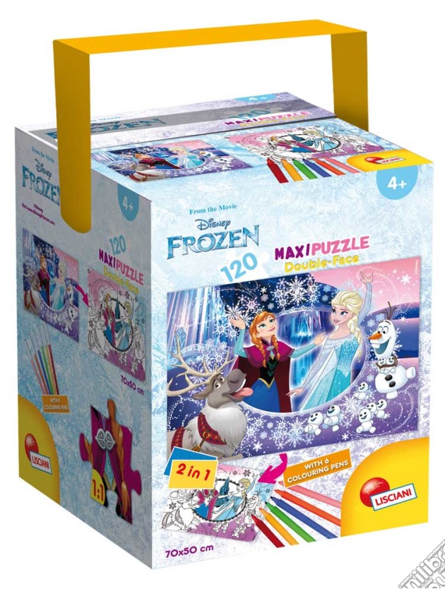 Frozen - Fustino Color + Puzzle Maxi 120 Pz puzzle di Lisciani