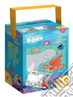 Alla Ricerca Di Dory - Fustino Puzzle Double-Face Maxi 48 Pz + Pennarelli