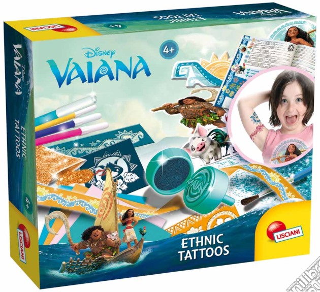 Vaiana - Ethnic Tattoos - Kit Crea Tatuaggi gioco di Lisciani