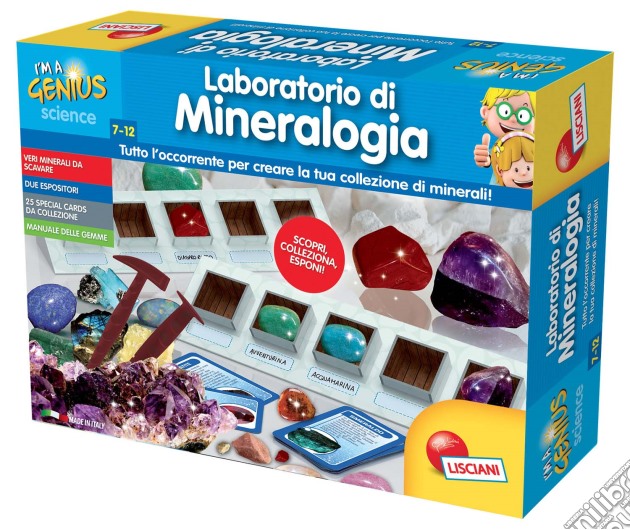 Piccolo Genio - Laboratorio Di Mineralogia gioco di Lisciani