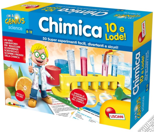 Piccolo Genio - Laboratorio Chimica 10 E Lode! gioco di Lisciani