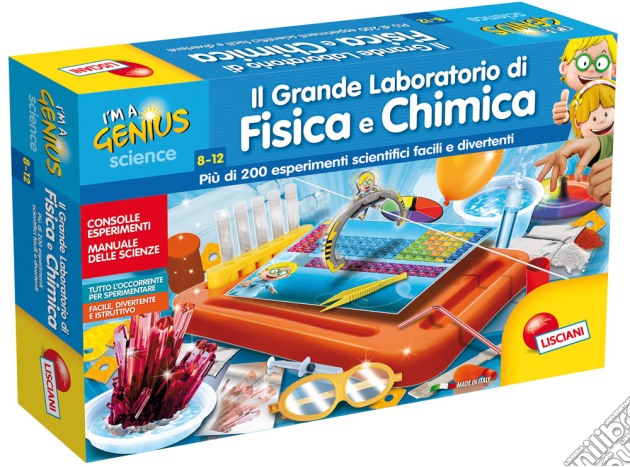 Piccolo Genio - Il Grande Laboratorio Di Chimica E Fisica gioco di Lisciani