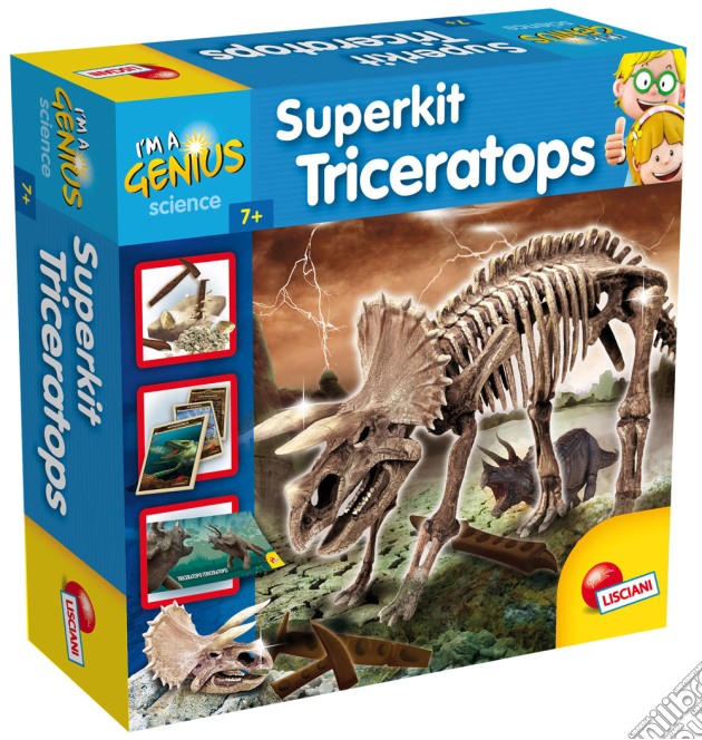 Piccolo Genio - Super Kit Triceratopo gioco di Lisciani