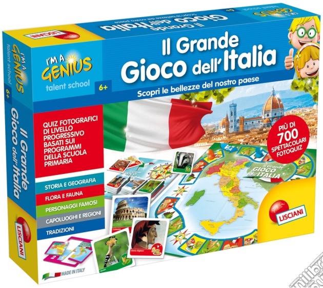 Piccolo Genio - Il Grande Gioco Dell'Italia gioco di Lisciani