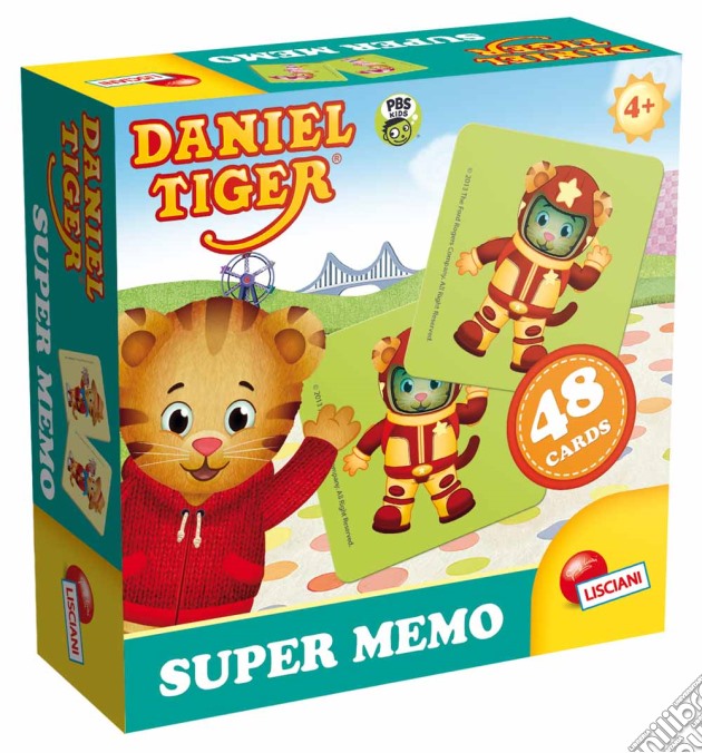 Daniel Tiger - Super Memo gioco di Lisciani