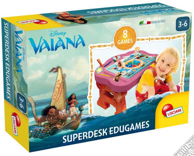 Vaiana - Superdesk Edugames gioco di Lisciani