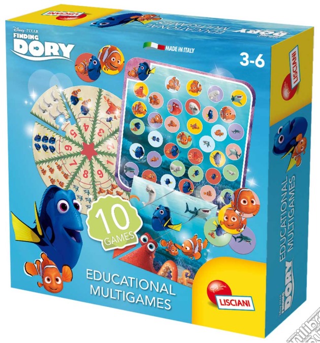 Alla Ricerca Di Dory - 10 Giochi Educativi Con Dory E Nemo gioco di Lisciani