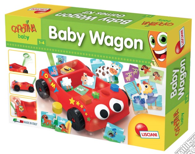 Carotina - Baby Wagon - Carrettino Con Giochi gioco di Lisciani