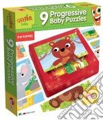 Carotina - 9 Progressive Baby Puzzle - Cuccioli