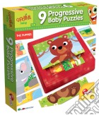 Carotina - 9 Progressive Baby Puzzle - Cuccioli giochi