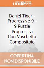 Daniel Tiger - Progressive 9 - 9 Puzzle Progressivi Con Vaschetta Compositoio gioco di Lisciani