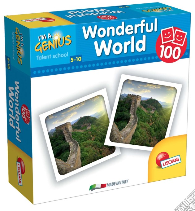 Piccolo Genio - Super Mini Memo - Wonderful World gioco di Lisciani
