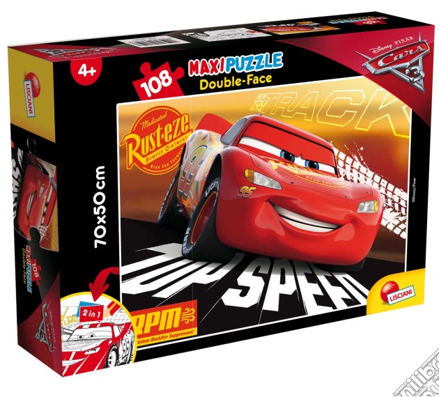 Cars 3 - On Fire! - Puzzle Df Supermaxi 108 gioco di Lisciani