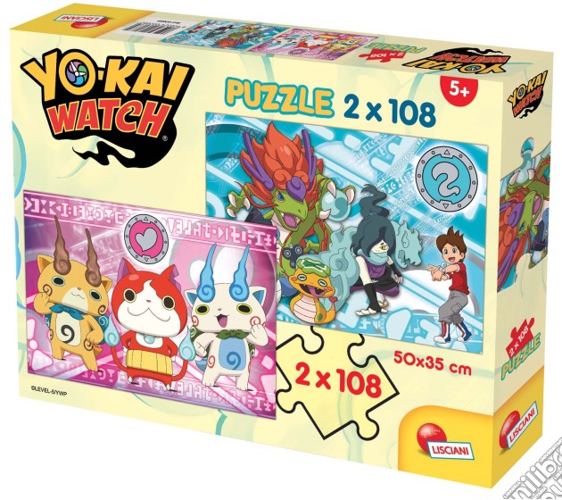 Yo-Kai Watch - Puzzle 2x108 Pz - Yo-Kai Are Real puzzle di Lisciani