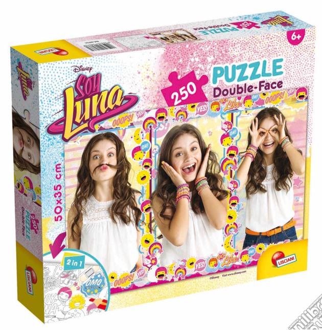 Soy Luna - Puzzle Double-Face Plus 250 Pz puzzle di Lisciani
