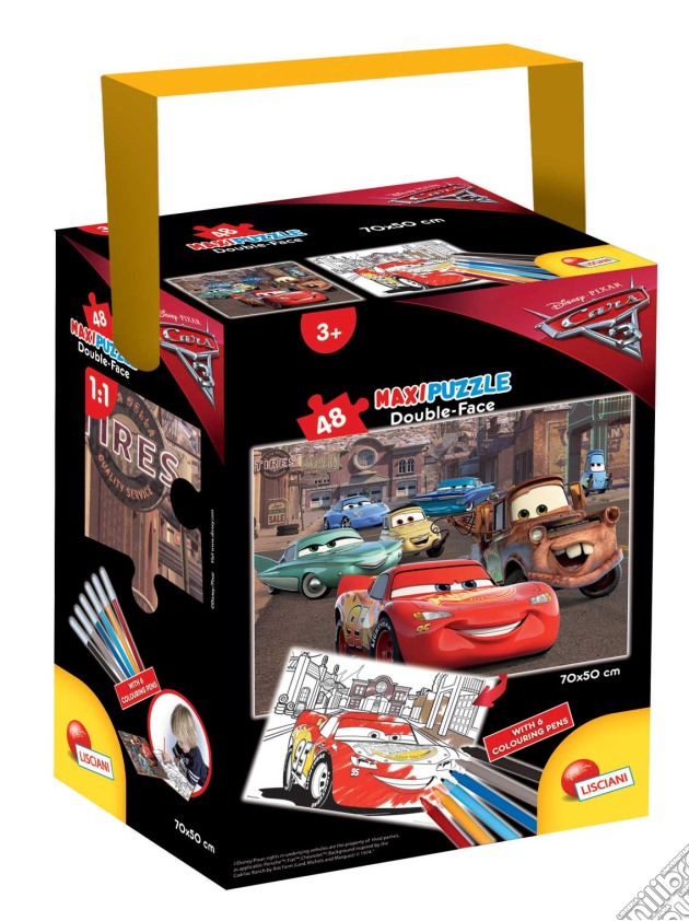 Cars 3 - Puzzle In A Tub Maxi 48 03 gioco di Lisciani