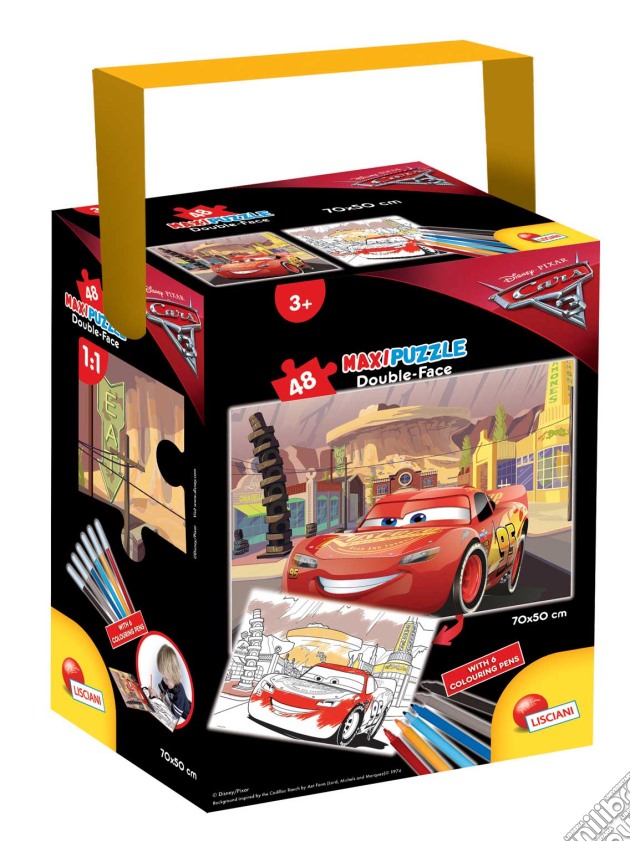 Cars 3 - Puzzle In A Tub Maxi 48 04 gioco di Lisciani