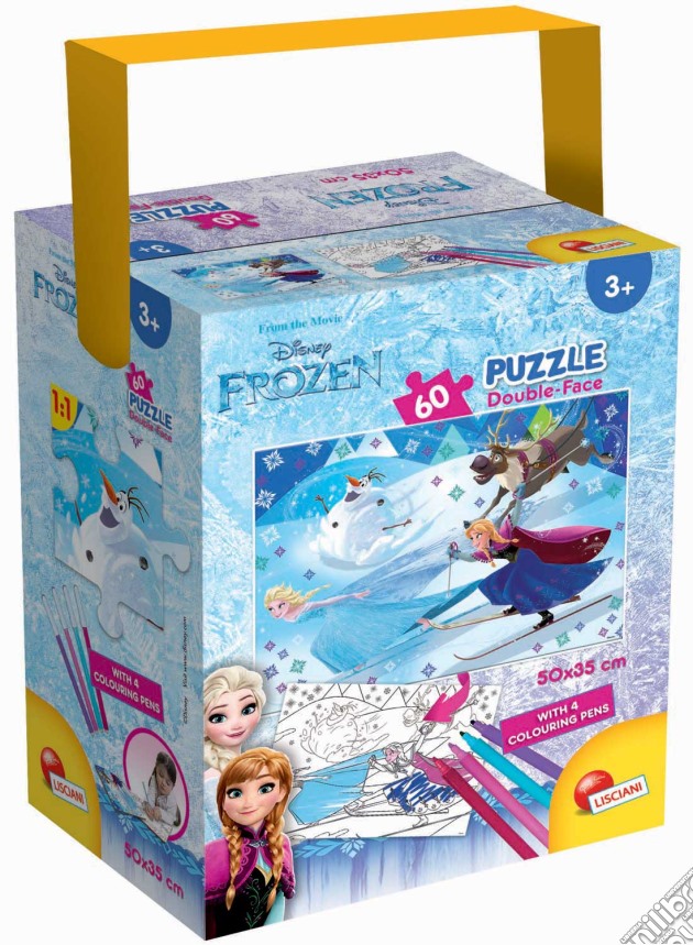 Frozen - Puzzle In A Tub Mini 35 X 50 60 Pz puzzle di Lisciani