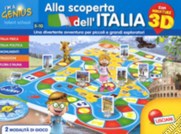 Piccolo Genio - Italia In Miniatura 3D gioco di Lisciani