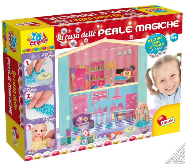 Io Creo La Casa Delle Bambole Perle Magiche gioco di Lisciani