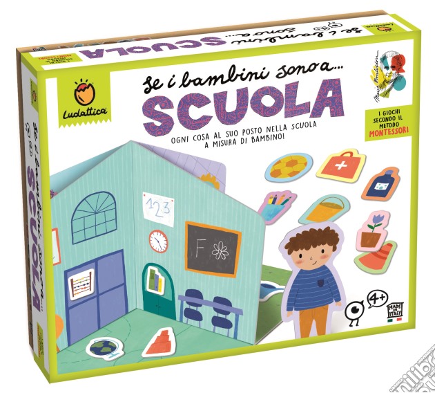 Ludattica - Giochi Montessori Se I Bambini Sono A Scuola gioco