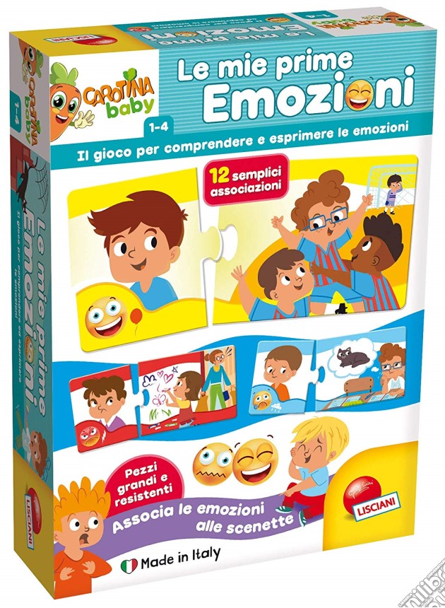 Carotina Baby plus. Le mie prime emozioni gioco di Lisciani