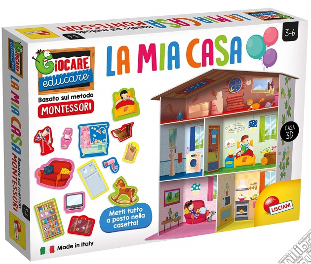 Montessori - Maxi - La Mia Casa Delle Parole gioco di Lisciani