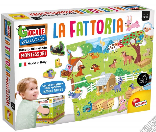 Montessori - Maxi - La Mia Fattoria gioco di Lisciani