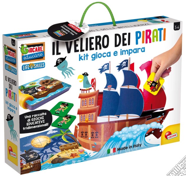 Life Skills: Veliero Dei Pirati (Il) - Gioca E Impara Kit gioco di Lisciani