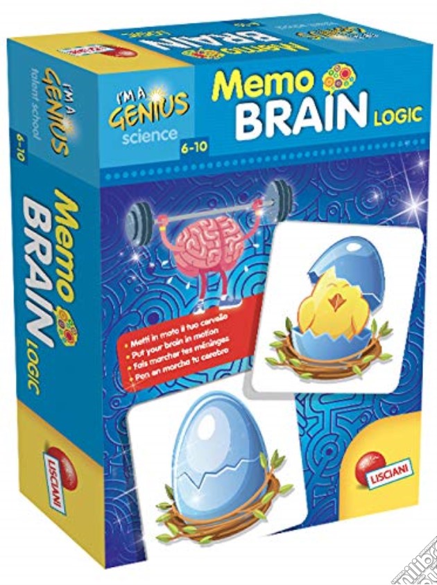 Piccolo Genio - Memo Brain Titolo 1 gioco di Lisciani