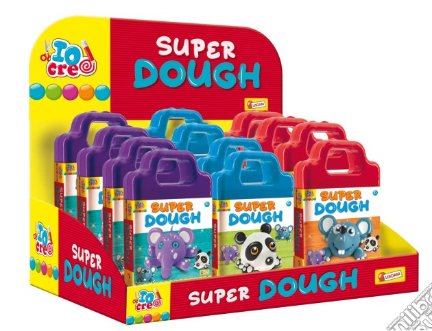 Io Creo Super Dough Cuccioli Assortito Display 3 Titoli gioco di Lisciani
