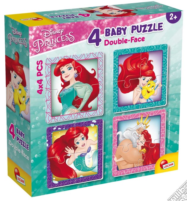 Princess Baby Puzzle Double-Face 4 In 1 Assortito gioco di Lisciani