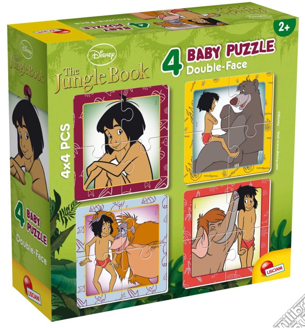 Classici Baby Puzzle Double-Face 4 In 1 Assortito gioco di Lisciani