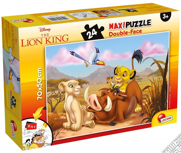 Lion King (Puzzle DF supermaxi 24 pz.) puzzle di Lisciani