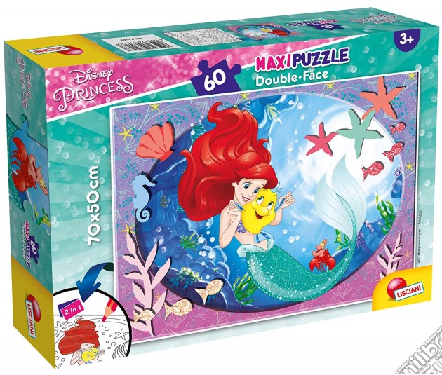 Puzzle Df Supermaxi 60 Little Mermaid puzzle di Lisciani