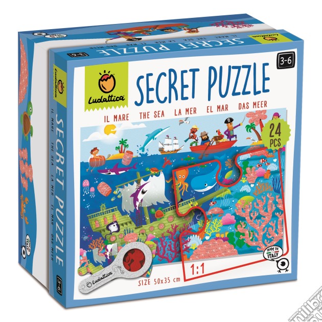 Ludattica - Secret Puzzle 24 Pz Il Mare puzzle