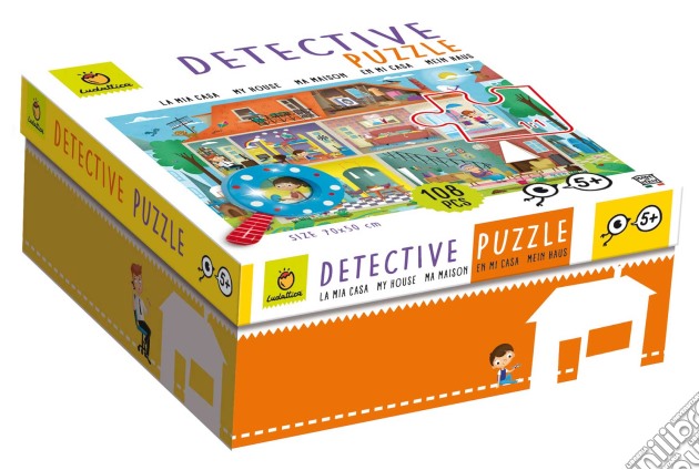 Ludattica - Baby Detective Puzzle 108 Pz La Mia Casa puzzle
