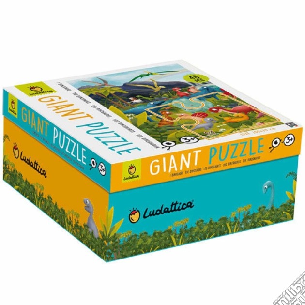 Ludattica - Giant Puzzle 48 Pz I Dinosauri puzzle