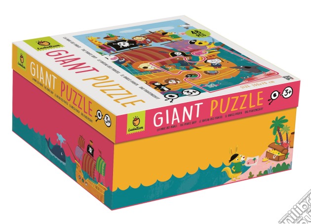 Ludattica: Giant Puzzle 48 Pz La Nave Dei Pirati puzzle