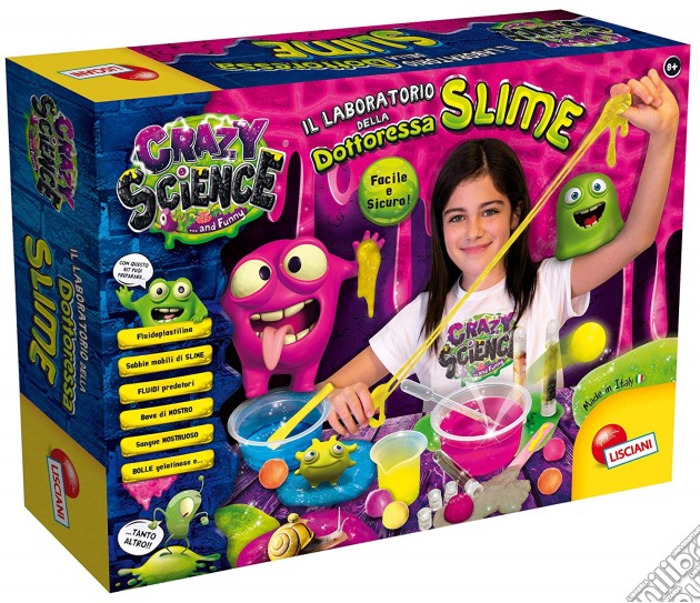 Il laboratorio della dottoressa Slime. Crazy science gioco di Lisciani