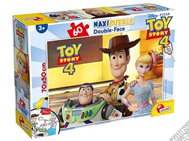 Toy Story - Puzzle Double-Face Supermaxi 60 Pz puzzle di Lisciani