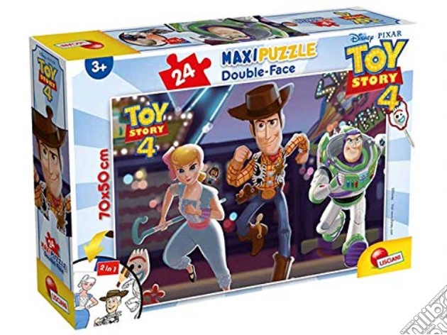 Toy Story - Puzzle Double-Face Supermaxi 24 Pz puzzle di Lisciani