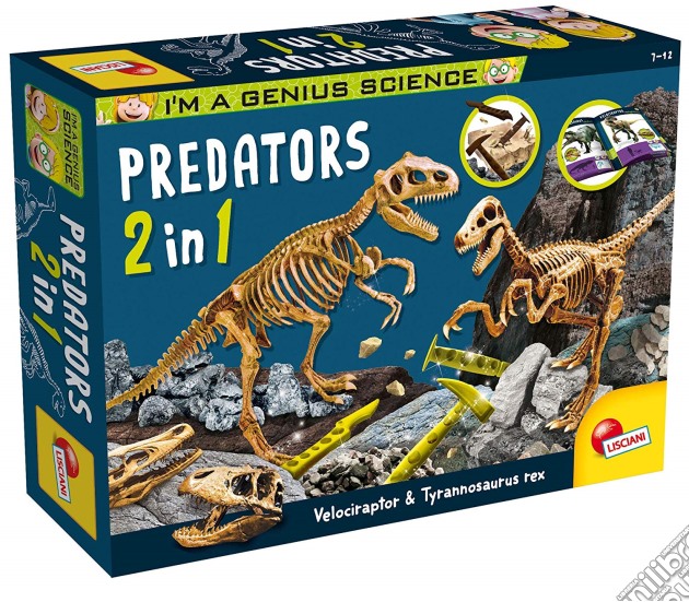 Piccolo Genio - Predators 2 In 1 gioco di Lisciani