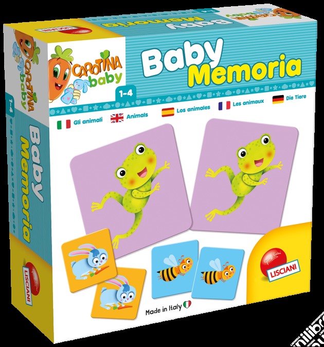 Carotina - Baby Memo Animali gioco di Lisciani